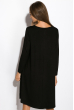 Платье-туника с круглым вырезом 317F054 черный