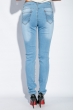 Джинсы женские с вышивкой 417F002-2 голубой Джинсы женские с вышивкой 417F002-2 голубой