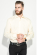 Рубашка мужская с фактурными запонками 50PD3056-2 светло-желтый