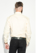 Рубашка мужская с фактурными запонками 50PD3056-2 светло-желтый