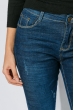 Джинсы женские однотонные 915K002-1 синий