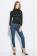 Джинсы женские однотонные 915K002-1 синий