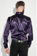Рубашка мужская шелковая 50PD0090 темно-сиреневый