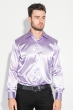 Рубашка мужская шелковая 50PD0090 светло-фиолетовый