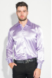 Рубашка мужская шелковая 50PD0090 светло-фиолетовый