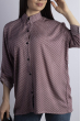 Рубашка женская цвет какао 632F022-9 какао