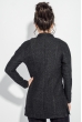 Кардиган женский на крупных пуговицах 64PD230-1 черно-серый твид Кардиган женский на крупных пуговицах 64PD230-1 черно-серый твид