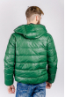 Куртка мужская спортивная, пуховик №249KF001 зеленый