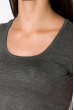 Базовая женская футболка 434V004-3 серый меланж