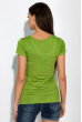 Базовая женская футболка 434V004-3 темно-салатовый
