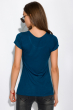 Базовая женская футболка 434V004-3 темный петроль