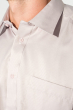 Рубашка мужская в мелкую полоску 50PD0878-50 кремовый