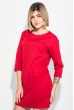 Платье женское прямого покроя 64PD243-1 красный
