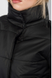 Куртка женская с бантиками на рукавах 72PD201 черный