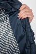 Куртка женская с бантиками на рукавах 72PD201 темно-синий