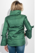 Куртка женская с бантиками на рукавах 72PD201 темно-зеленый