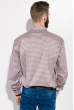 Рубашка мужская в клетку  511F007 серо-розовый