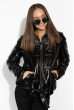 Стильная демисезонная куртка 120PST020 черный