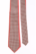 Галстук мужской принт «Квадрат» 50PA0013 красно-серый