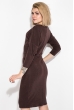 Платье женское с карманами  79PD5518 шоколад