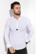 Рубашка мужская, однотонная 511F005-3 белый