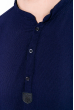 Рубашка мужская, однотонная 511F005-3 темно-синий