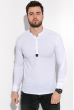 Рубашка мужская, однотонная 511F005-3 белый