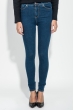 Джинсы женские с молнией сзади 282F009 синий