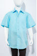 Рубашка с коротким рукавом 120PAR106 junior светло-голубой