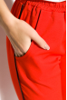 Брюки женские с завышенной талией 64PD3401 красный