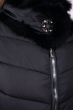 Куртка женская с меховым воротником 120PSKL2108 черный