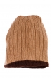 Шапка мужская теплая 254V001 бежево-коричневый