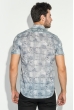 Рубашка мужская принт пейсли, светлая 50P118 серый