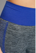 Лосины спортивные женские приталенный крой 19PL105-2 серо-синий