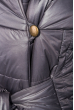 Куртка женская удлиненная, с мехом, приталенная 68PD2137 стальной