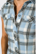 Рубашка женская 118P057-1 голубой