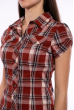 Рубашка женская 118P057-1 кирпичный