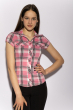 Рубашка женская 118P057-1 розово-молочный