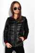 Куртка женская, двусторонняя 85P17765 черный-фуксия 