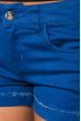 Шорты женские джинсовые 981K001 индиго