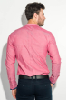 Рубашка мужская однотонная,с двумя карманами 50PD3116 коралловый
