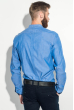 Рубашка мужская однотонная,с двумя карманами 50PD3116 джинс