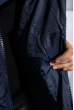 Куртка женская с меховыми карманами 120PAM2089 темно-синий