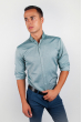 Рубашка мужская светлая №158F025 оливковый