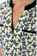 Блузка женская, принт Бабочка  81P0052-1 желтый