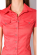 Рубашка женская приталенного покроя 118P001-3 коралловый