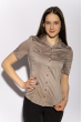 Рубашка женская приталенного покроя 118P001-3 кофейный
