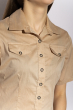 Рубашка женская приталенного покроя 118P001-3 бежевый