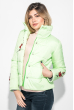 Куртка женская с нежной весенней нашивкой 72PD143 светло-салатовый