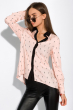 Рубашка женская с удлиненной спинкой 83P1625 розовый